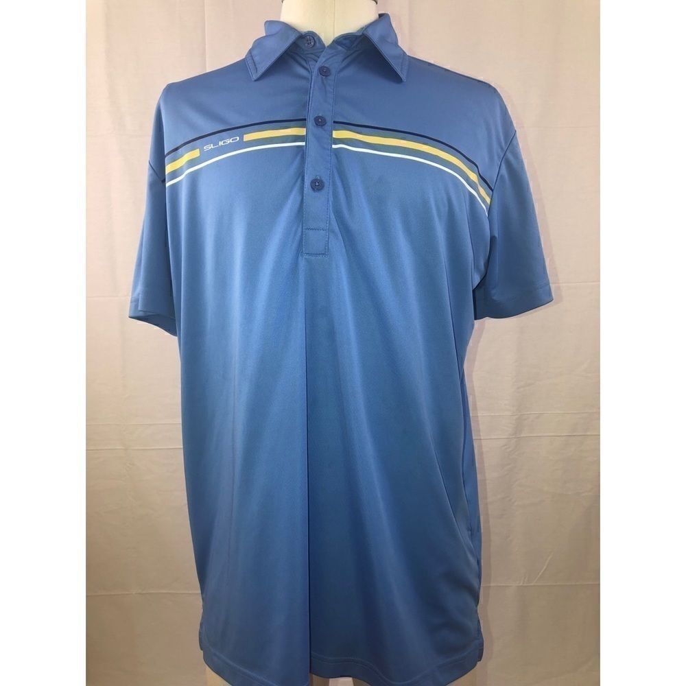 Sligo Blue Collared Casual Golf Shirt